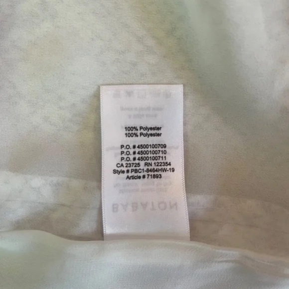 Babaton Aritzia Short Mini Lined Pearl Dress Short Sleeve Gray Print, Size XS S - Picture 11 of 11